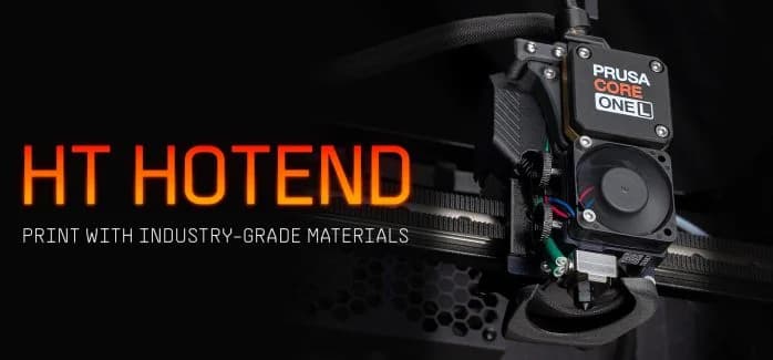 400°C HT Hotend is out! Plus: New Materials and HighTemp Sheets for CORE One+/L+.