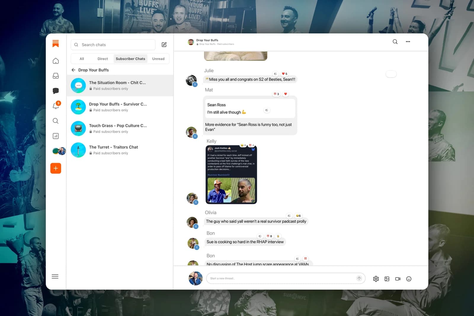 The tribe has spoken: How Drop Your Buffs manages a community thousands of chats deep