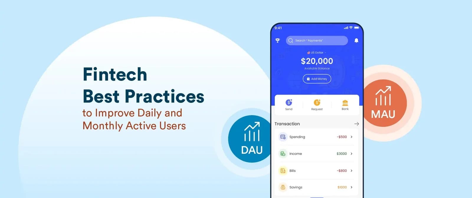 How to Increase DAU and MAU in Fintech Apps