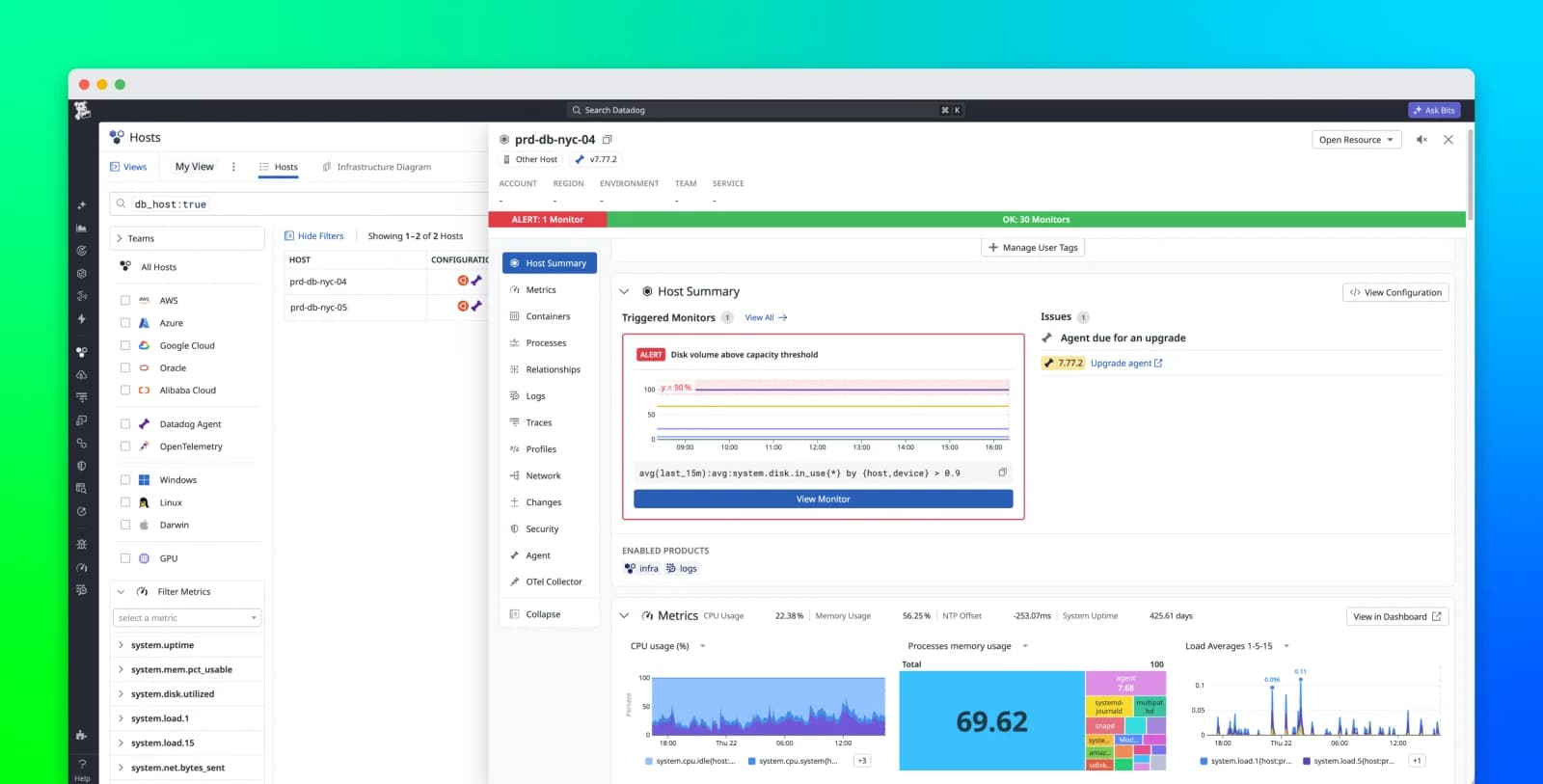 Match monitoring depth to workload needs with Infrastructure Basic