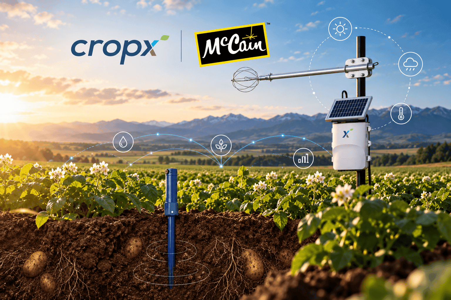 CropX to provide soil sensing technology to the Lincoln University McCain Foods NextGen Regenerative Farm