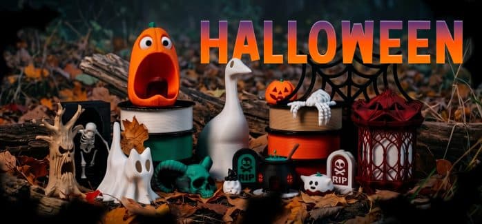 Print colorful and glowing Halloween decorations with our spooky offer
